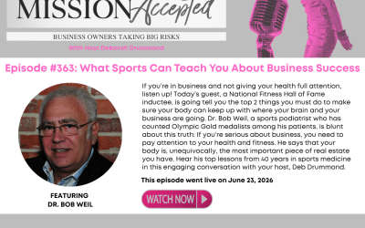 Mission Accepted Podcast: What Sports Can Teach You About Business Success Dr. Bob Weil